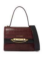 The Story Croc-Embossed Leather Bag